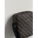 Чоловіча сумка месенджер Guess через коричневий плече Гесс