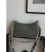 Сумка женская Michael Kors Jet Set Charm серый на широком ремне Майкл Корс