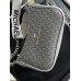 Сумка женская Michael Kors Jet Set Charm серый на широком ремне Майкл Корс