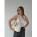 Сумка жіноча Chanel 25 Small Handbag Premium білий Шанель торба