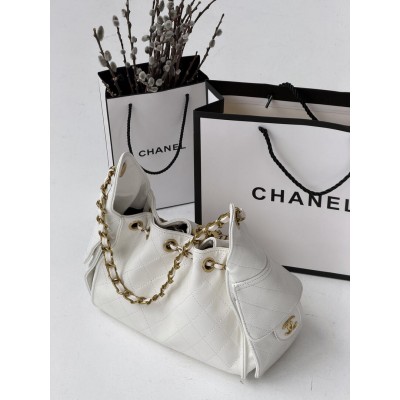 Сумка жіноча Chanel 25 Small Handbag Premium білий Шанель торба