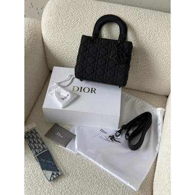 Сумка жіноча Christian Dior Lady My ABCBag через плече чорний матовий Medium Діор (Premium) Сумка жіноча Christian Dior Lady My ABCBag через плече чорний матовий Medium Діор (Premium)