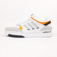 Adidas Drop Step білі з сірим та помаранчевим, Розмір 44