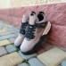 Nike Air Jordan 4 сиреневые на черной, Размер 36