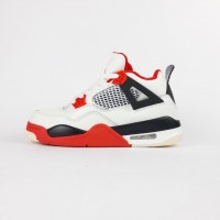 Nike Air Jordan 4 Білі з червоним, Розмір 38
