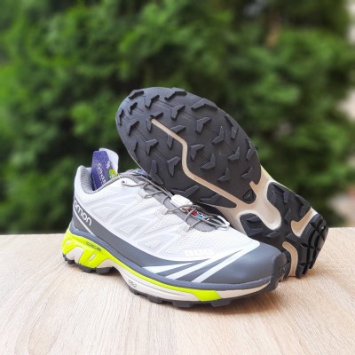 Salomon XT 6 сірі з салатовим, Розмір 37