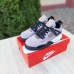 Nike Air Jordan 4 сиреневые на черной, Размер 36