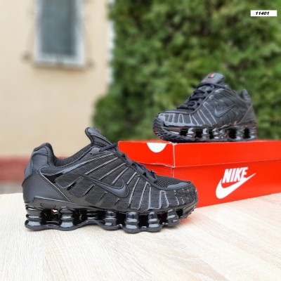 Nike Shox TL Triple Black чорні, Розмір 40