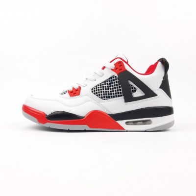 Nike AIR Jordan 4 білі з червоним, Розмір 45 Nike AIR Jordan 4 білі з червоним, Розмір 45