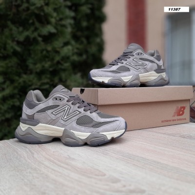 New Balance 9060 бежеві з коричневим, Розмір 44
