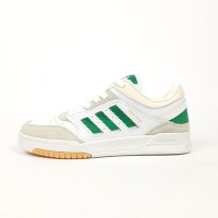 Adidas Drop Step Low белые с зеленым, Размер 40