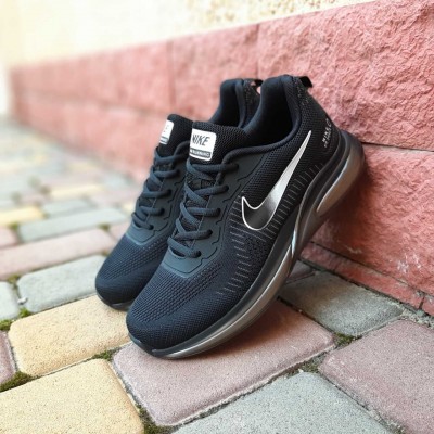 Nike AIR Running черные с белым, Размер 42