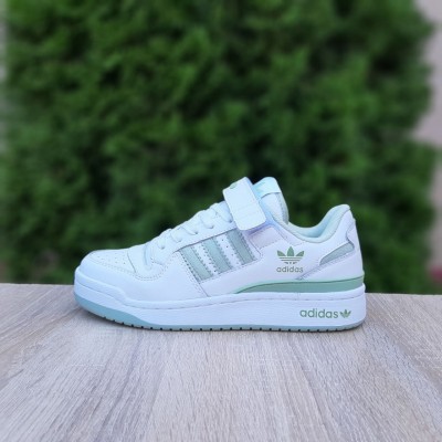 Adidas Forum LOW Білі з бірюзой, Розмір 36 Adidas Forum LOW Білі з бірюзой, Розмір 36
