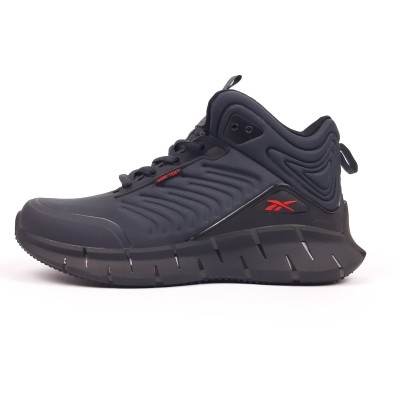Reebok Zig Kinetica високі сірі з червоним, Розмір 43 Reebok Zig Kinetica високі сірі з червоним, Розмір 43