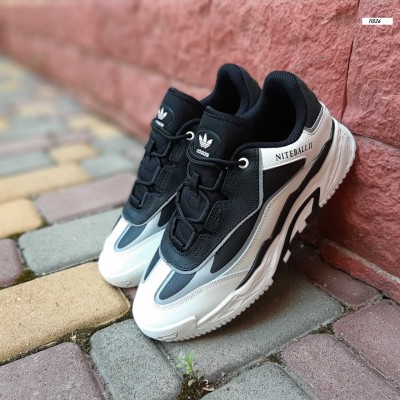 Adidas Niteball ІІ ІІ Білі з чорним, Розмір 44