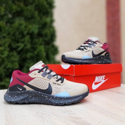 Nike Pegasus Trail Бежеві з бордовим, Розмір 39