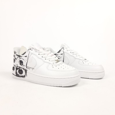 Nike Air Force 1 Low Supreme Comme Des Garcons Shirt білі з чорним, Розмір 39