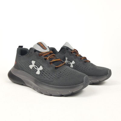 UNDER ARMOUR HOVR Turbulence Running темно серые с оранжевым, Размер 41