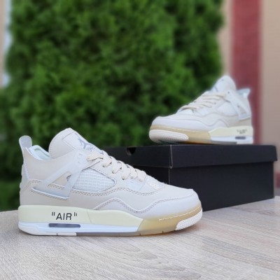 Nike Air Jordan 4  Бежевые, Розмір 36