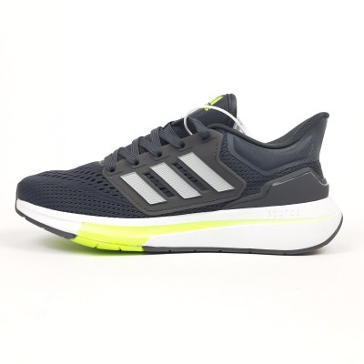 Adidas EQ21 RUN серые с салатовым, Размер 42