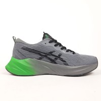 Asics Novablast 3 серые с салатовым, Размер 39