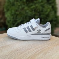 Adidas Forum LOW Білі із сірим, Розмір 46