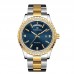 Forsining 6919 Silver-Gold-Blue Steel
