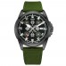 Awarder Embroidery Black-Army Green Green Automatic 10ATM