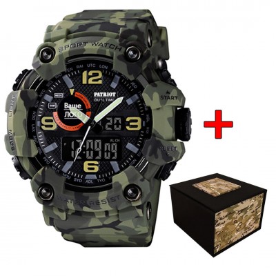 Patriot 002CMGR Ваше лого Зелений камуфляж + Коробка Patriot 002CMGR Ваше лого Зелений камуфляж + Коробка