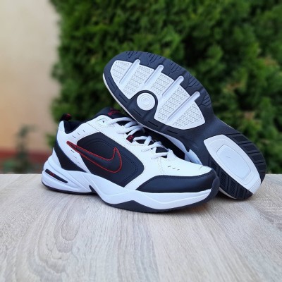 Nike AIR Monarch белые с черным и красным кожа Великаны, Размер 37