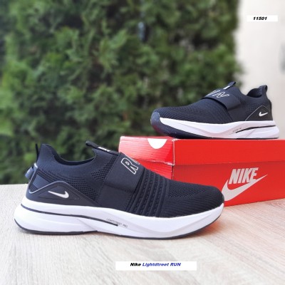 Nike Lightdtreet RUN чорні на білій, Розмір 36