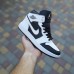 Nike AIR Jordan 1 Retro High високі високі білі з чорним біла кома, Розмір 39