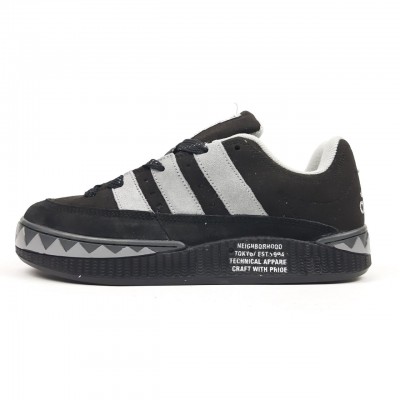 Adidas Adimatic Neighborhood Grey Black чорні з сірим, Розмір 43
