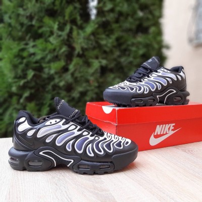 Nike Air Max TN Plus Drift черные с серым и белым, Размер 36