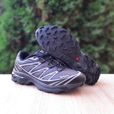 Salomon Xt-6 темно серые на черной, Размер 44