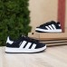 Adidas Campus черные с белым, Размер 40