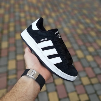 Adidas CAMPUS 00s  чорні з білим, Розмір 39