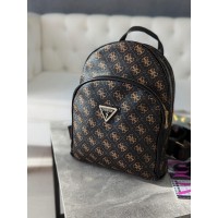 Женский коричневый  рюкзак Guess Гесс LUX