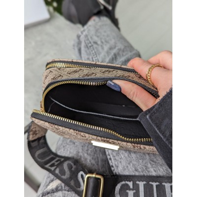 Сумка женская  бежевый Guess Гесс кросс-боди