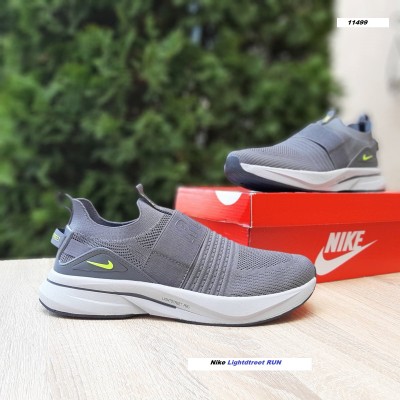 Nike Lightdtreet RUN сірі з салатовим, Розмір 45