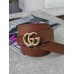 Жіночий ремінь пояс Gucci Гуччі теракот + золото широкий