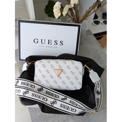 Сумка жіноча білий Guess Гесс крос-боді міні лого Сумка жіноча білий Guess Гесс крос-боді міні лого