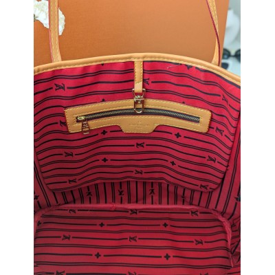 Сумка жіноча Louis Vuitton Neverfull коричневий класичний шопер Луї Віттон
