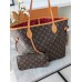 Сумка жіноча Louis Vuitton Neverfull коричневий класичний шопер Луї Віттон