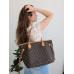 Сумка жіноча Louis Vuitton Neverfull коричневий класичний шопер Луї Віттон