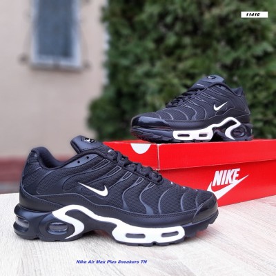 Nike Air Max Plus Sneakers TN Black White чорні з білим, Розмір 44