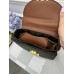 Сумка женская  Сeline Saddle через плечо коричневый моногам Селин