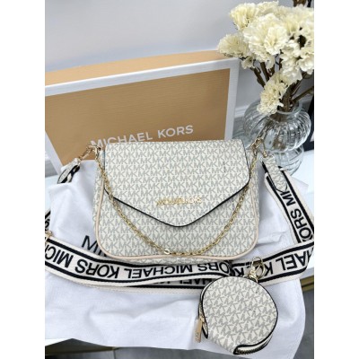 Сумка жіноча Michael Kors крос-боді 2 в 1 Майкл Корс молочна Сумка жіноча Michael Kors крос-боді 2 в 1 Майкл Корс молочна