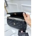 Сумка женская Guess багет черный мини на плечо Гесс