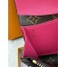 Женский кошелек Louis Vuitton коричневый+ малиновый большой конверт  Луи Виттон